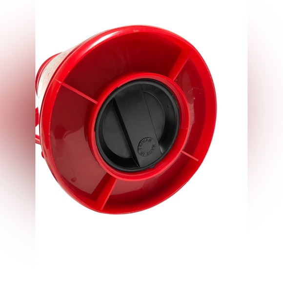 Vtg Eight O'Clock Coffee Carafe Insulated, Red and Plastic Decorative Piece 1989 - Picture 6 of 8